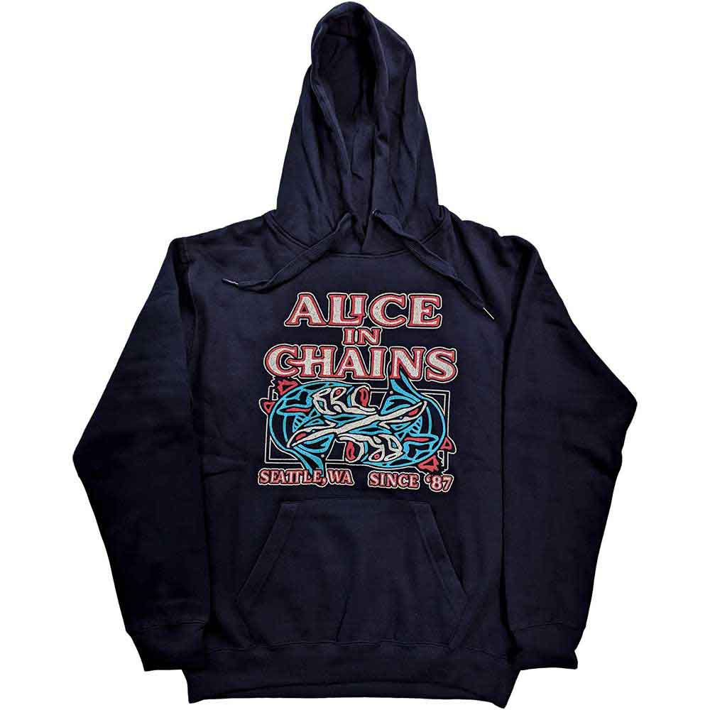 Alice In Chains Pullover Hoodie: Totem Fish