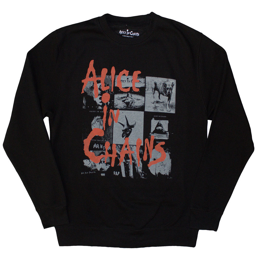 Alice In Chains Sweatshirt: Albums Montage