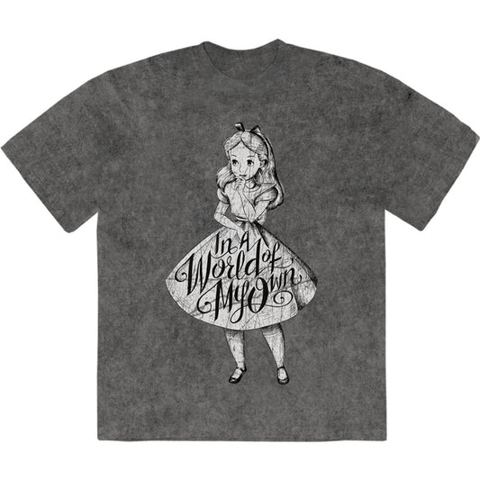 Disney T-Shirt: Alice In Wonderland - In A World Of My Own Jumbo