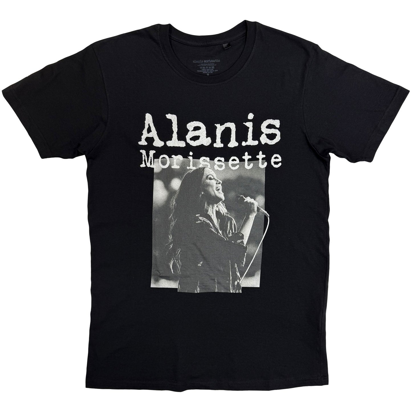 Alanis Morissette T-Shirt: Singing Photo