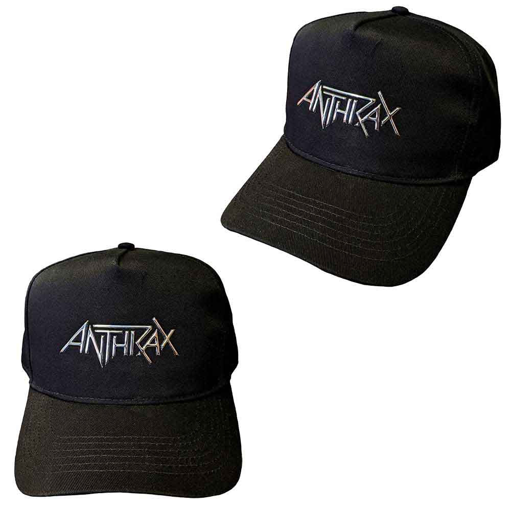 Anthrax Baseball Cap: Sonic Silver Logo