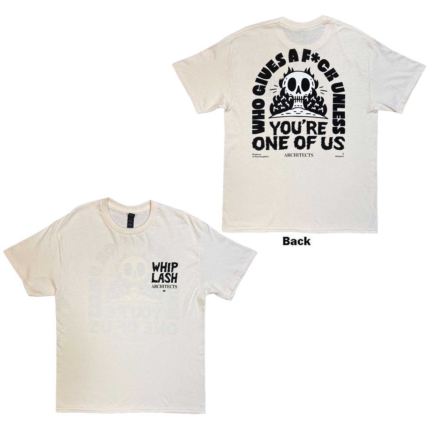 Architects T-Shirt: Whiplash Who Gives A Fuck