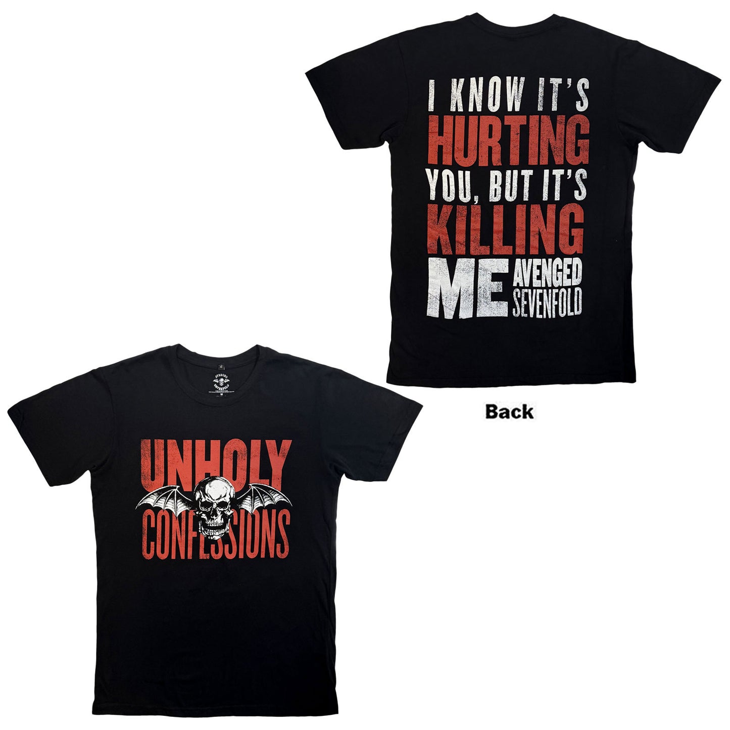 Avenged Sevenfold Carbon T-Shirt: Unholy Confessions