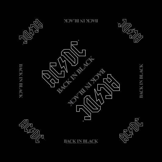 AC/DC Bandana: Back in Black