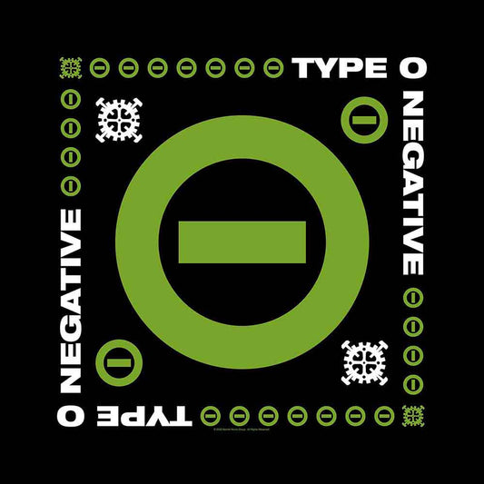 Type O Negative Bandana: Negative Symbol
