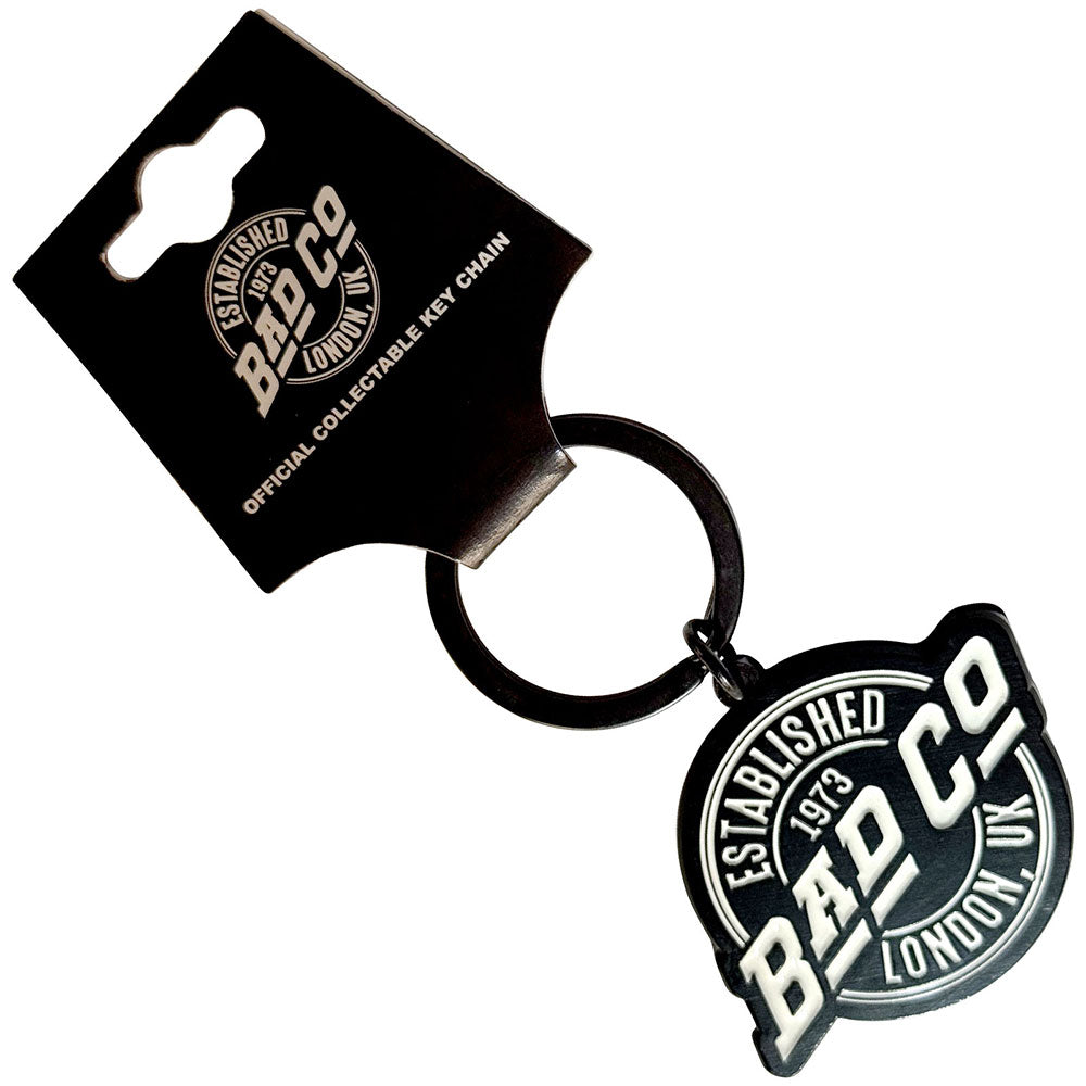 Bad Company Keychain: Est. 1973 Circle Logo