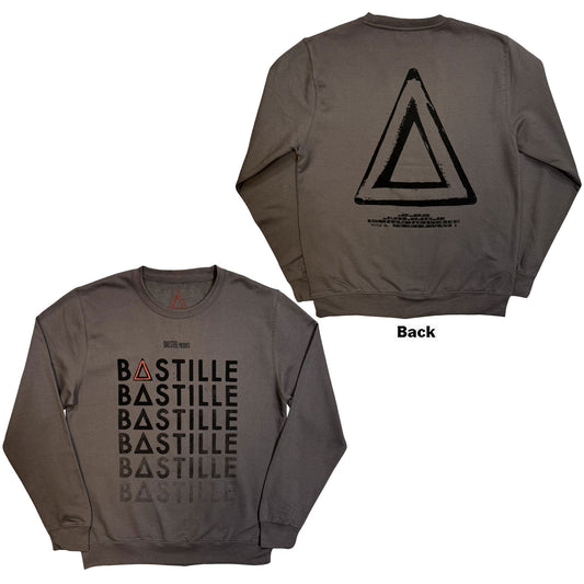 Bastille Sweatshirt: Repeat Logo