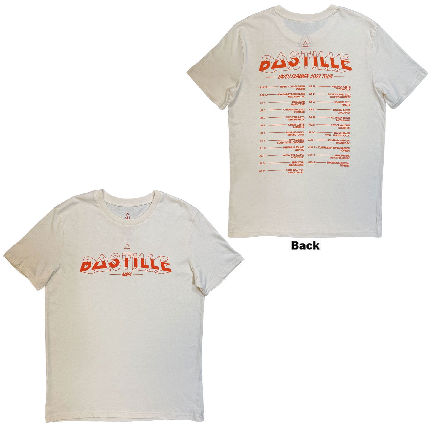 Bastille T-Shirt: Summer UK & EU Tour 23