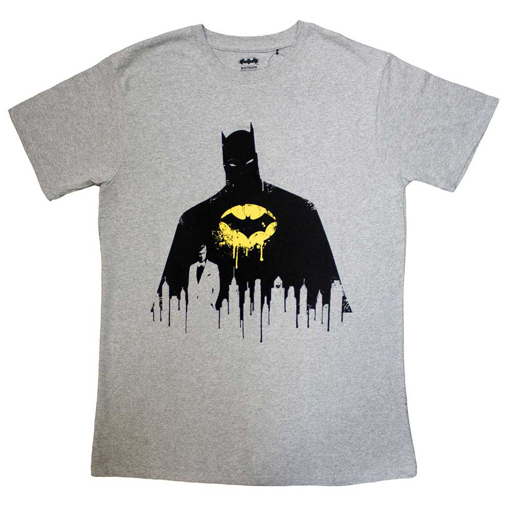 DC Comics T-Shirt: Batman Silhouette Drip