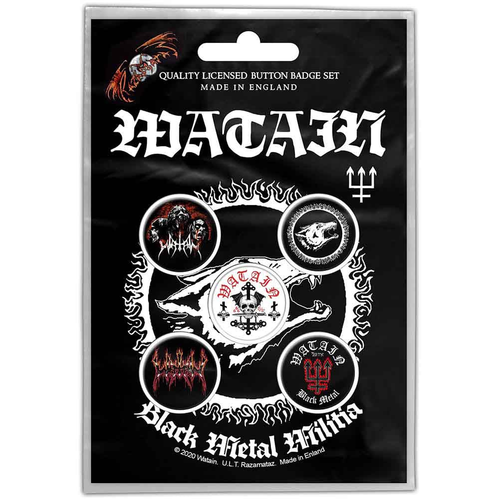 Watain Badge: Black Metal Militia