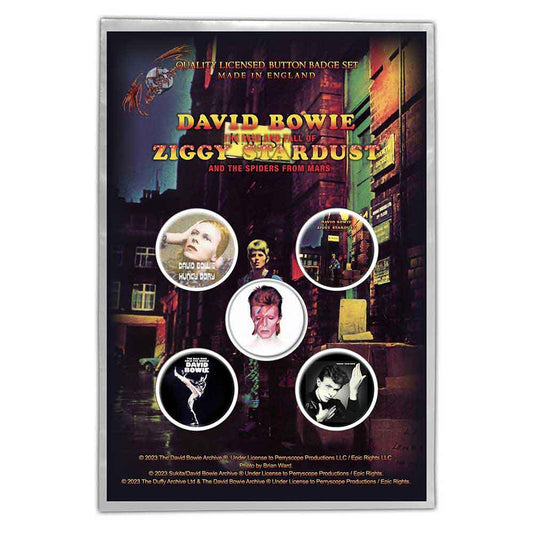 David Bowie Badge: Early Albums