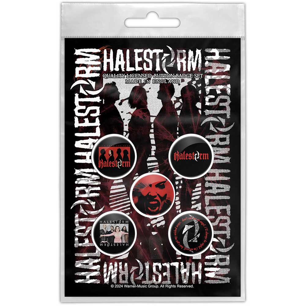 Halestorm Badge: Portrait