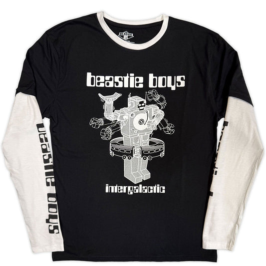 The Beastie Boys Layered Long Sleeve T-Shirt: Intergalactic Robot