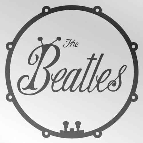 The Beatles Magnet: Bug Logo & Drum