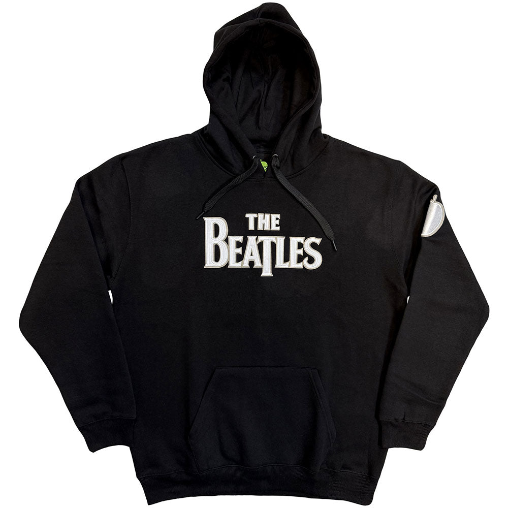 The Beatles Pullover Hoodie: Drop T Logo & Apple Applique