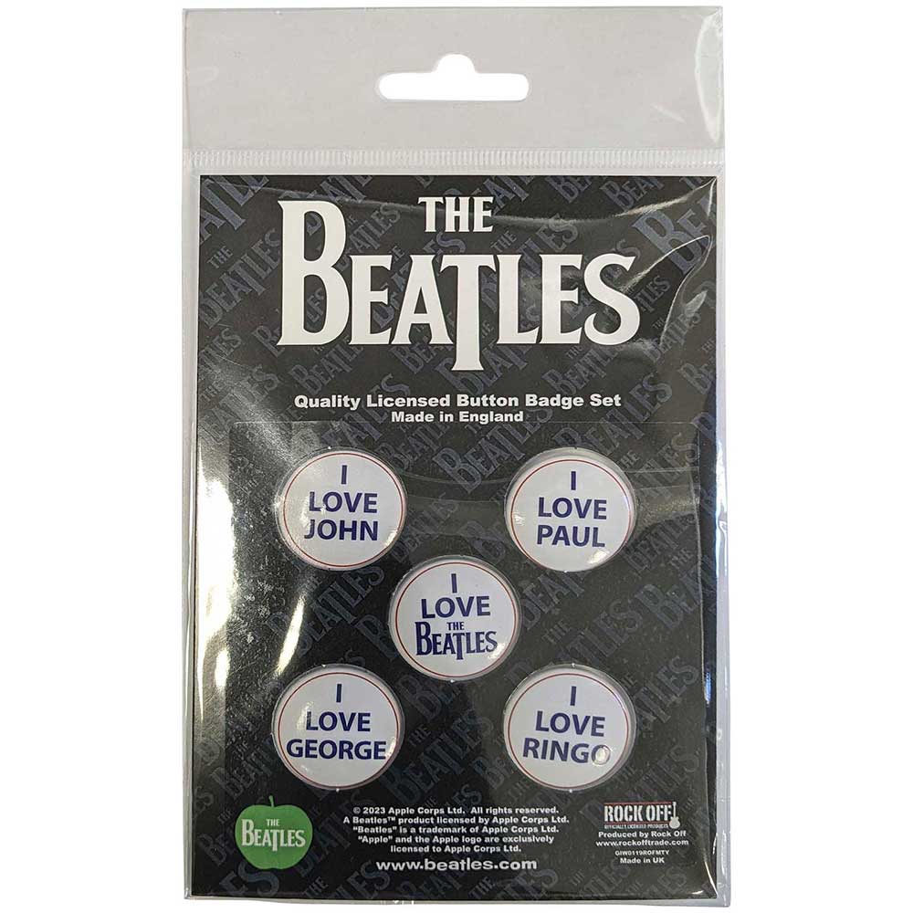 The Beatles Badge: I Love The Beatles