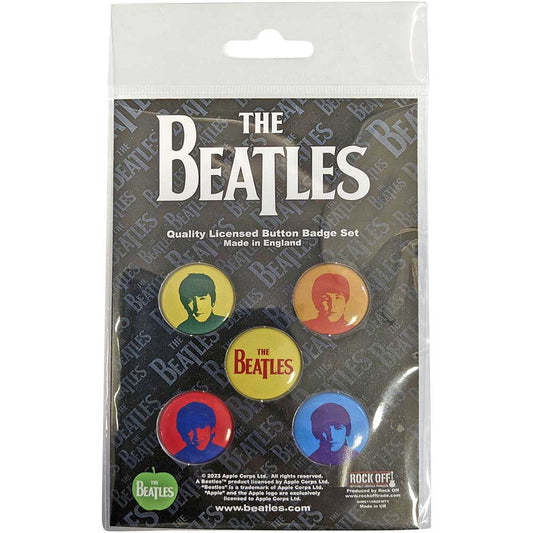 The Beatles Badge: J  P  G&R Coloured