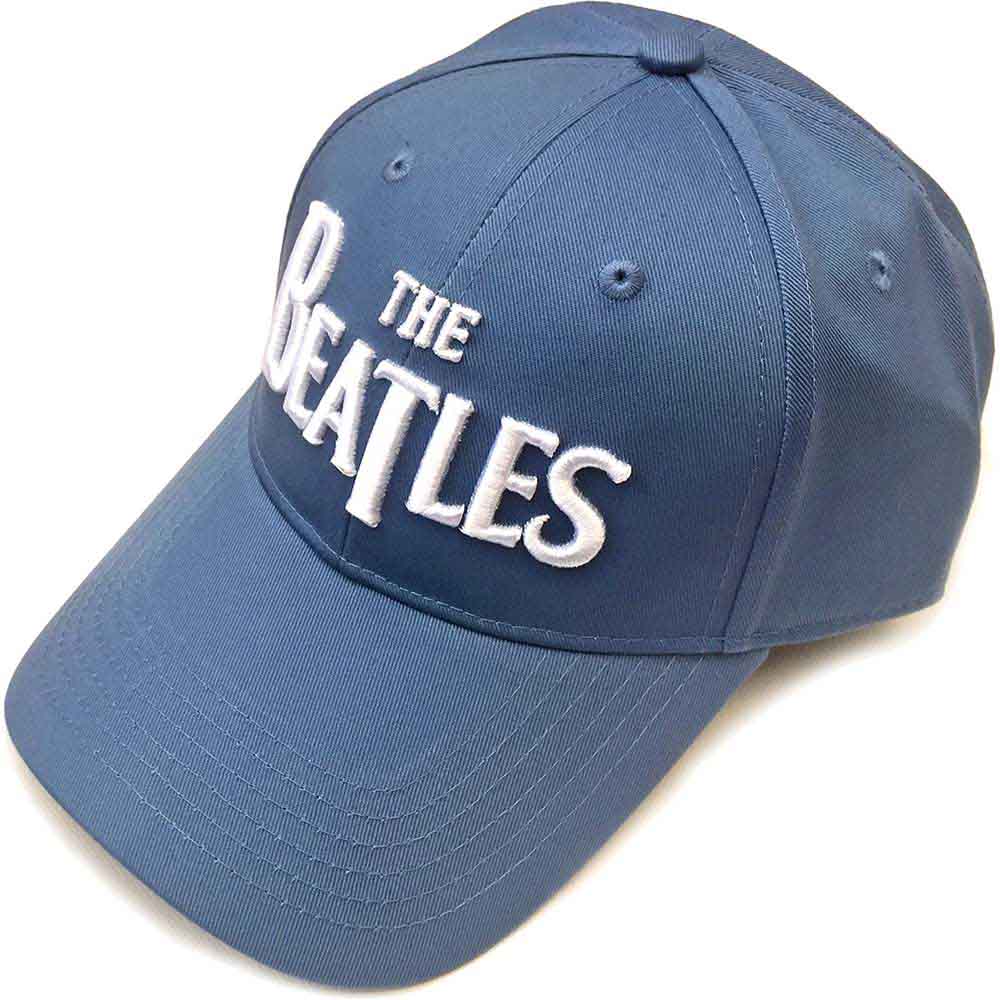 The Beatles Baseball Cap: White Drop T Logo