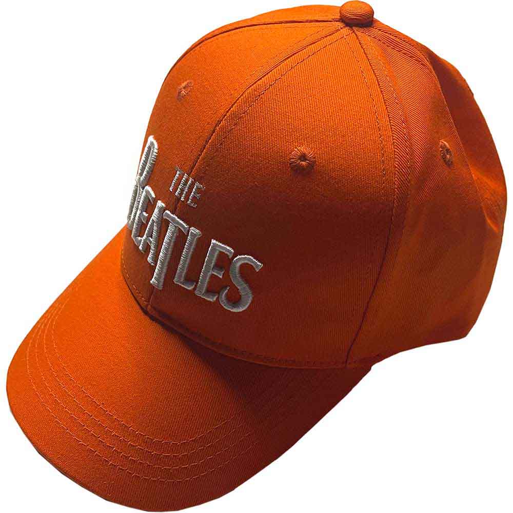 The Beatles Baseball Cap: White Drop T Logo