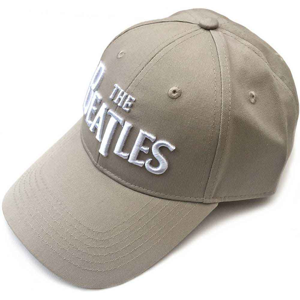 The Beatles Baseball Cap: White Drop T Logo