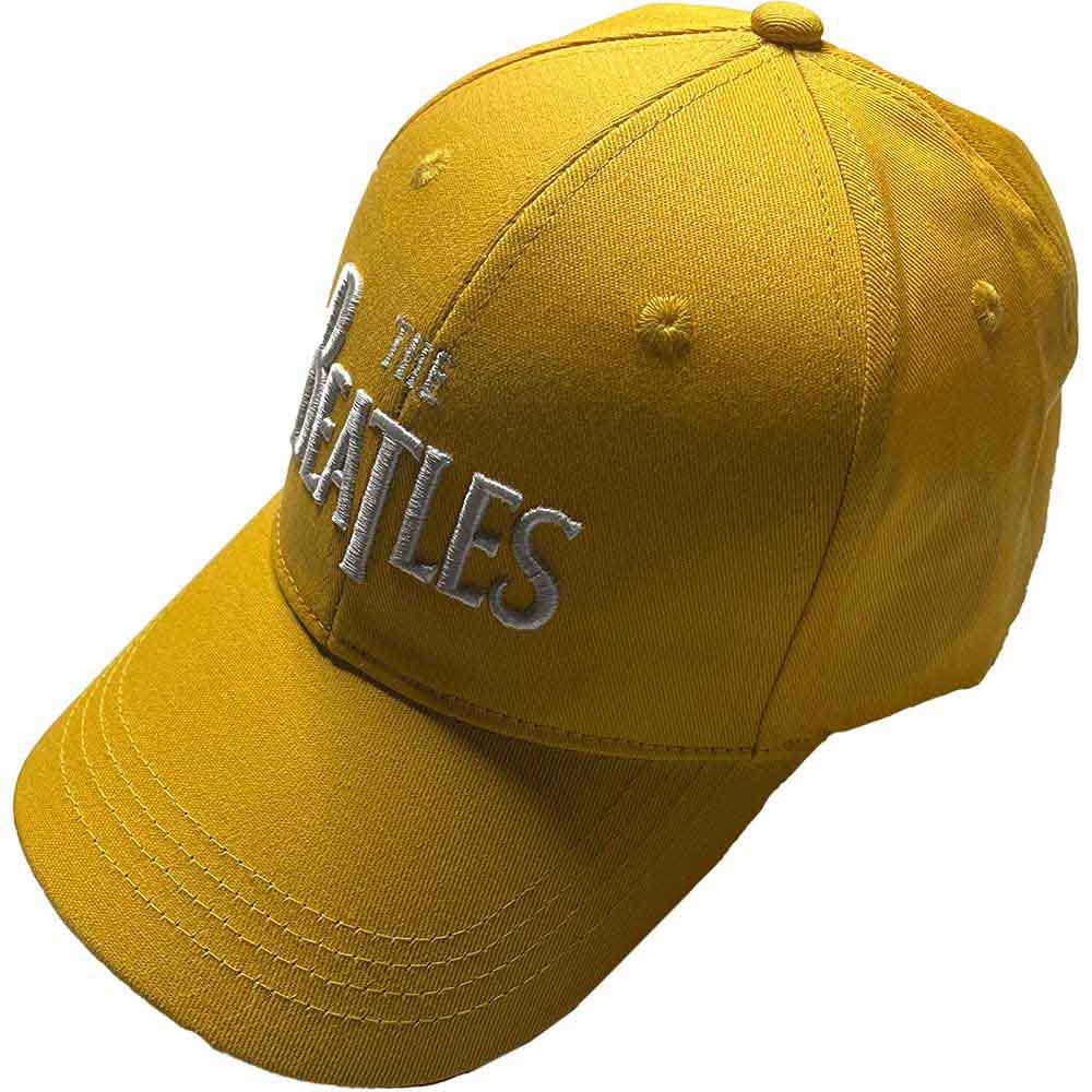 The Beatles Baseball Cap: White Drop T Logo