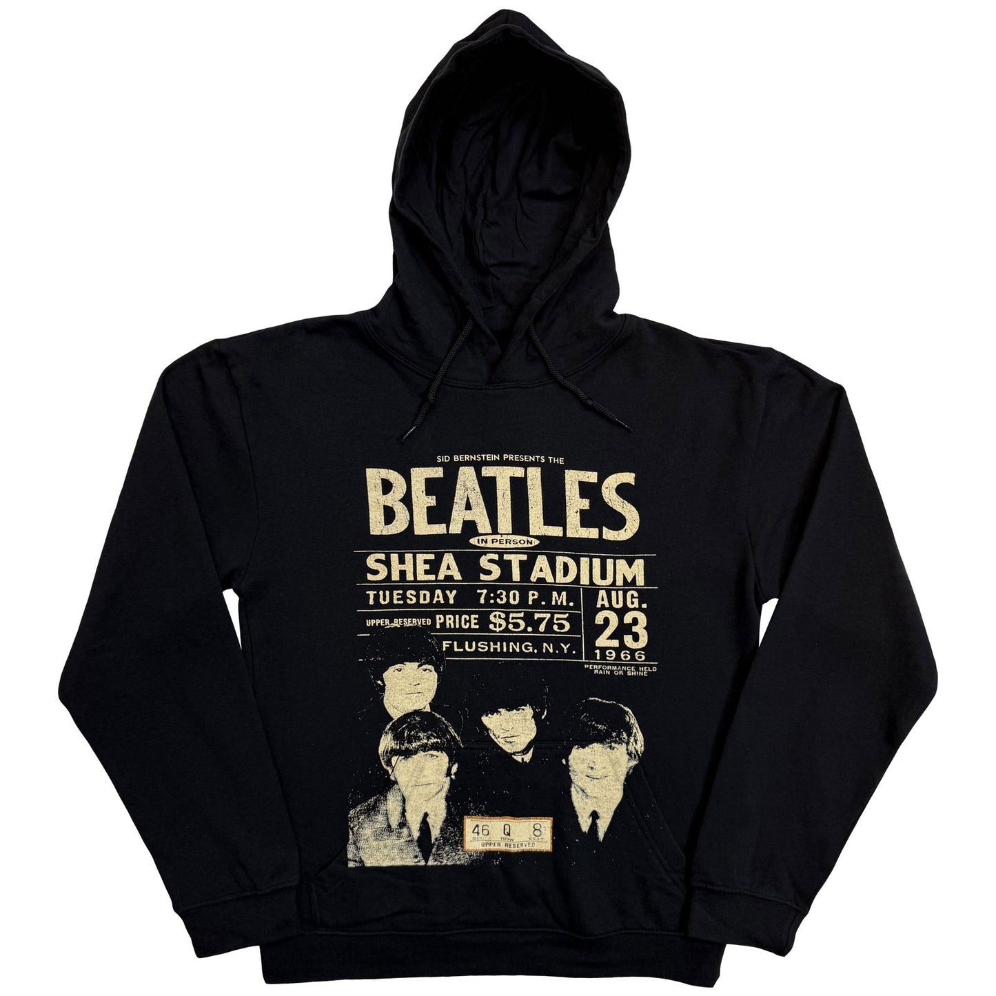 The Beatles Pullover Hoodie: Shea '66