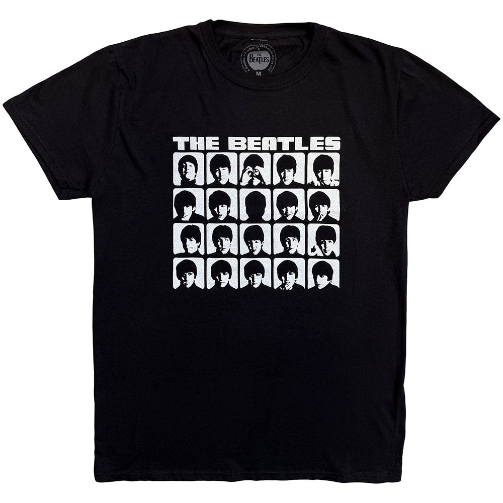The Beatles T-Shirt: Hard Days Night Faces Mono