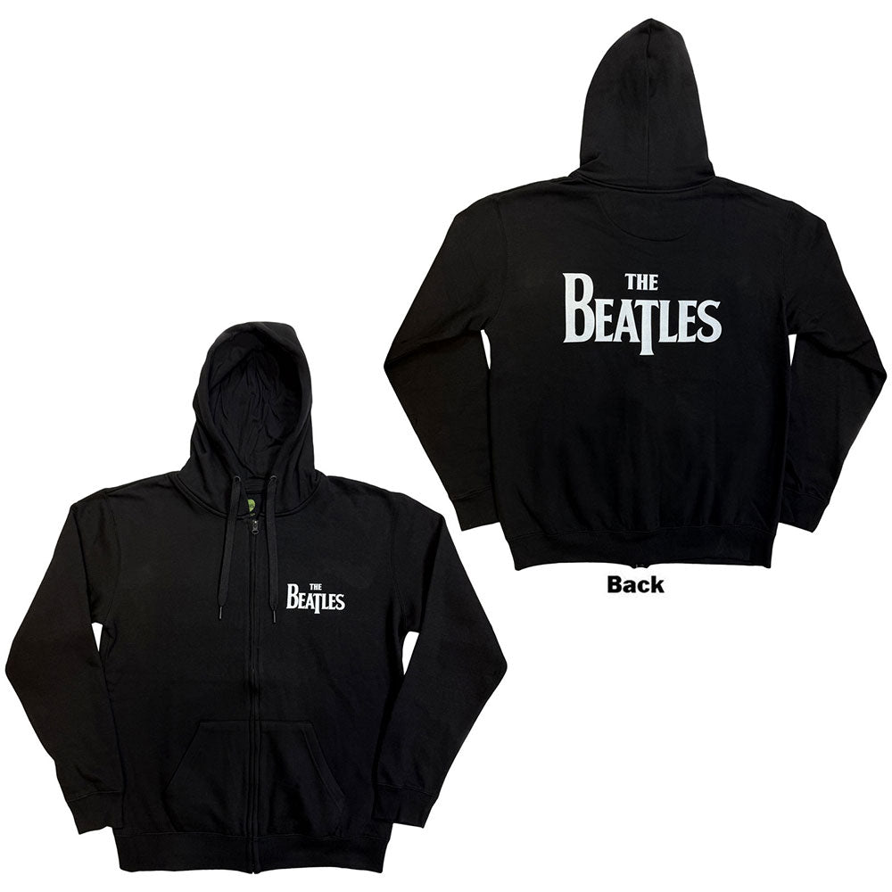 The Beatles Zipped Hoodie: Drop T Logo