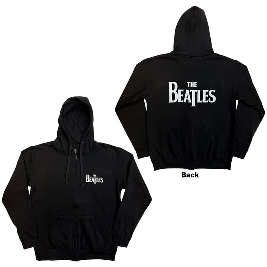 The Beatles Zipped Hoodie: Drop T Logo