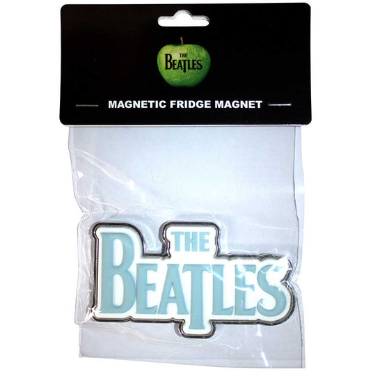 The Beatles Premium Fridge Magnet: Sky Blue Drop T Logo