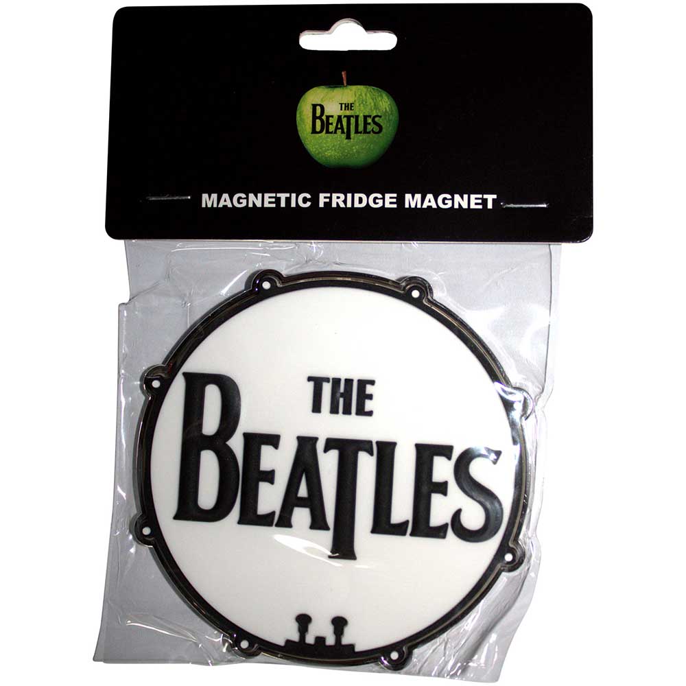 The Beatles Premium Fridge Magnet: Drum Logo