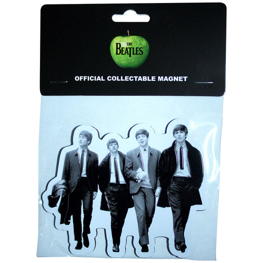 The Beatles Premium Fridge Magnet: Walking In London Embossed