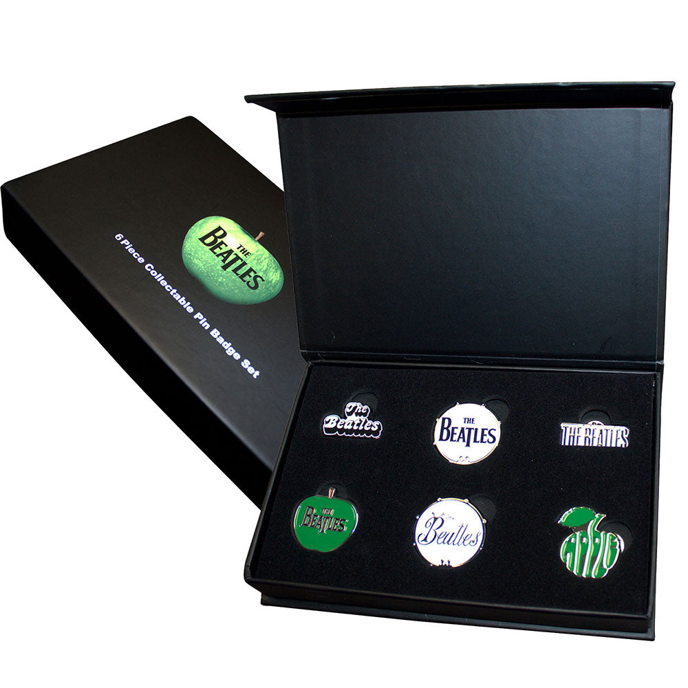 The Beatles Pin Badge Set: Logos