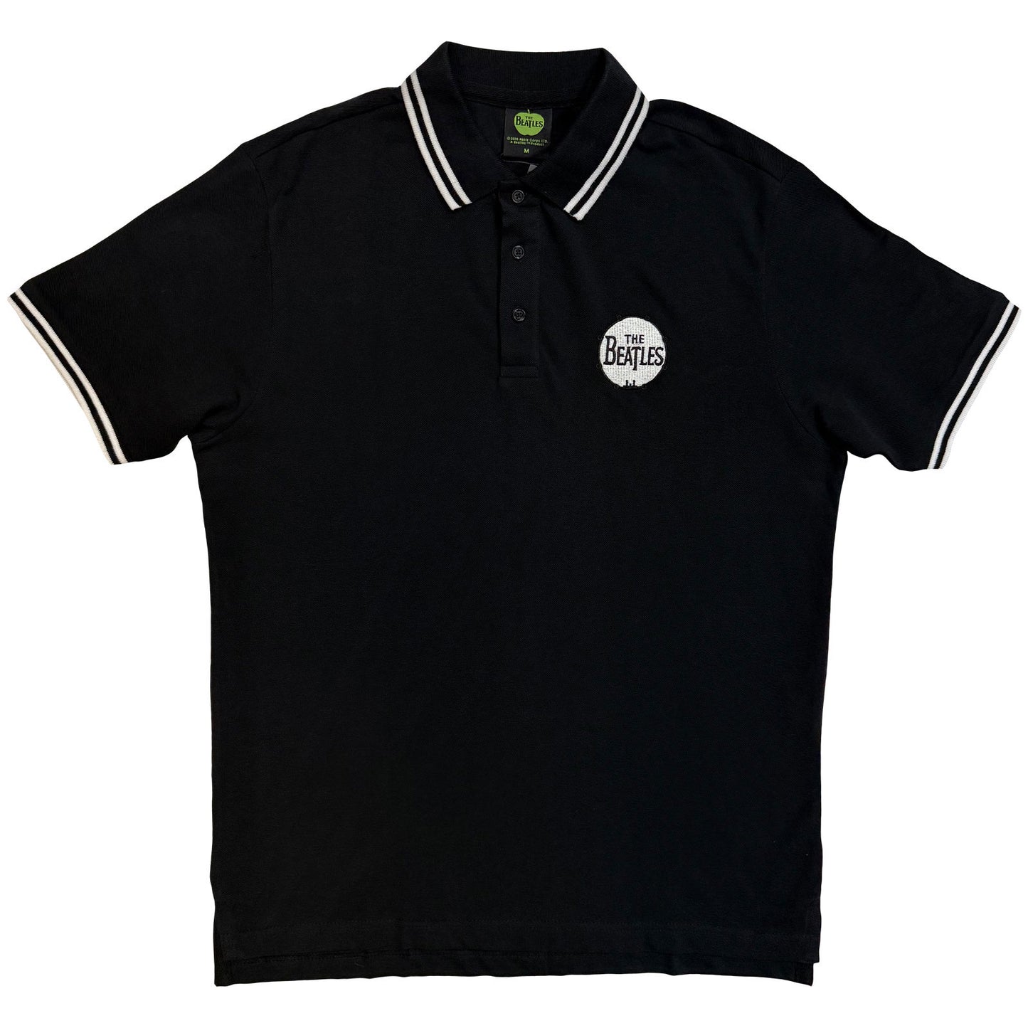The Beatles Polo Shirt: Drum Logo