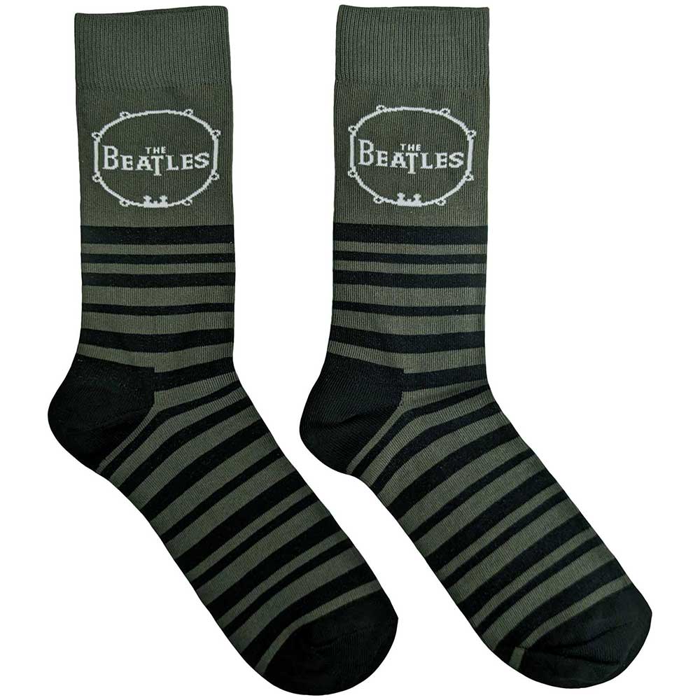 The Beatles Socks: Drum & Stripes