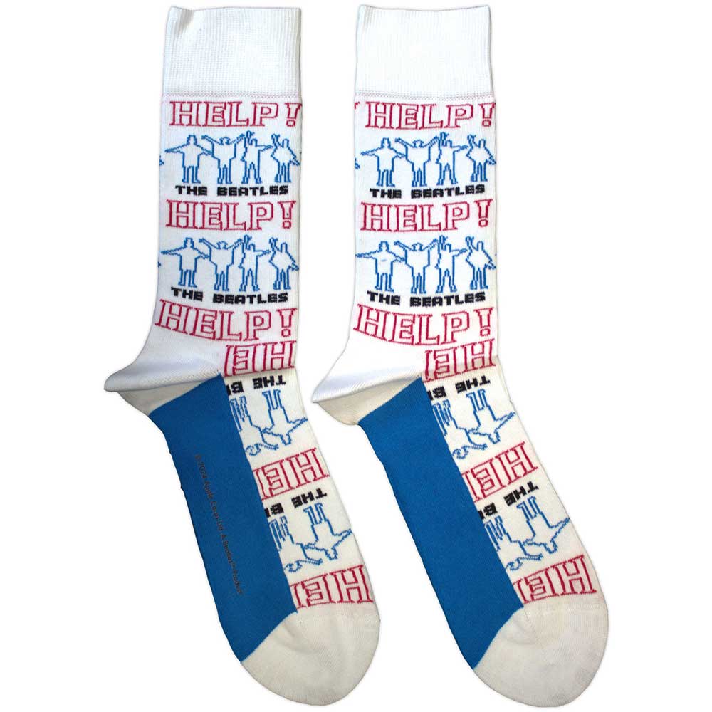 The Beatles Socks: Help! Outlines Repeat