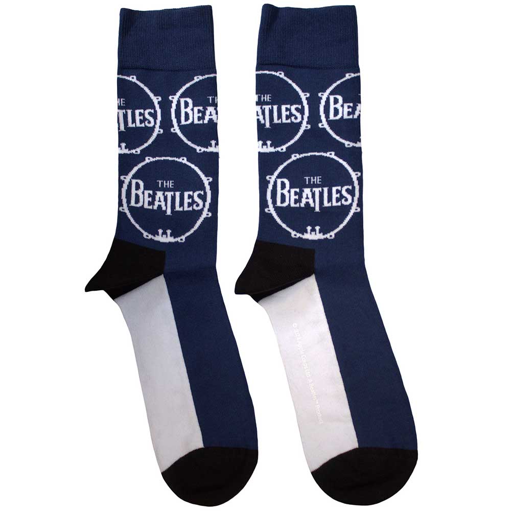 The Beatles Socks: Drum Logo Repeat