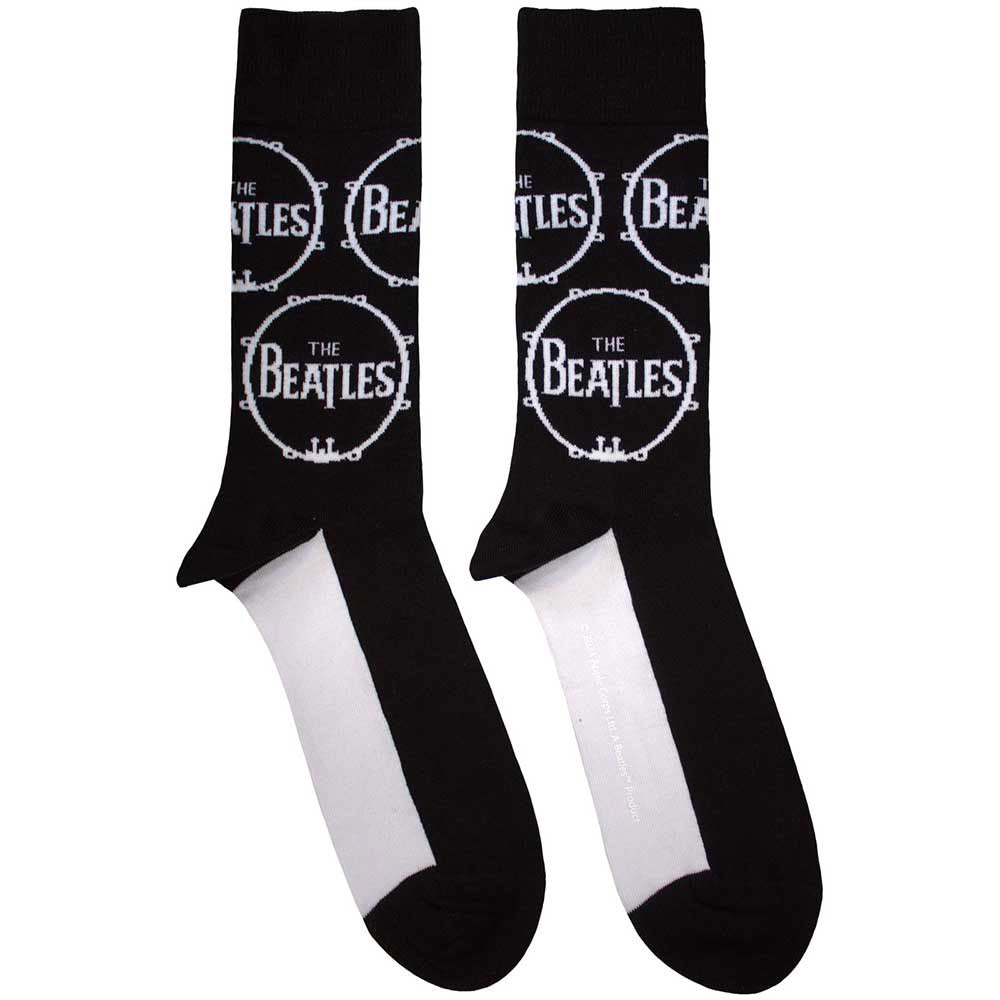 The Beatles Socks: Drum Logo Repeat