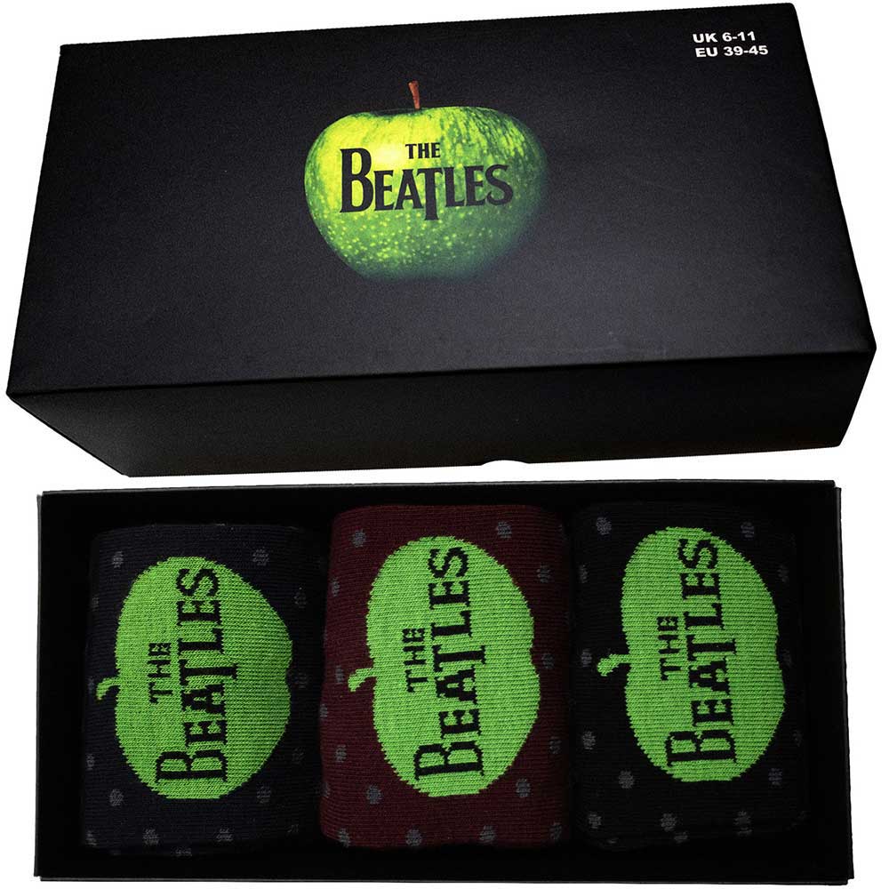 The Beatles Ankle Socks Set: Apple & Spots