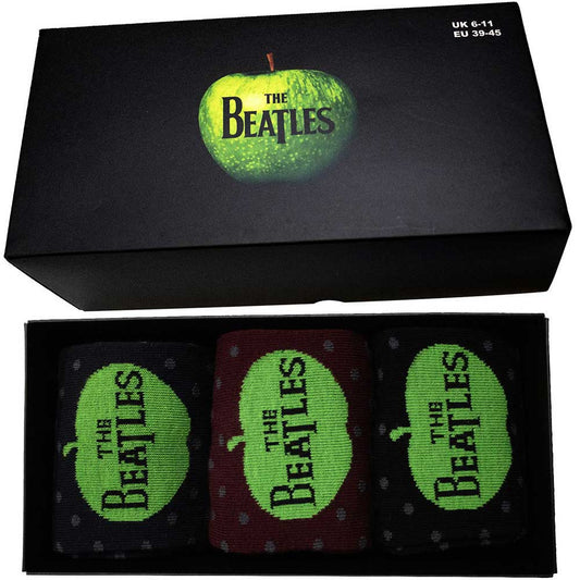The Beatles Ankle Socks Set: Apple & Spots