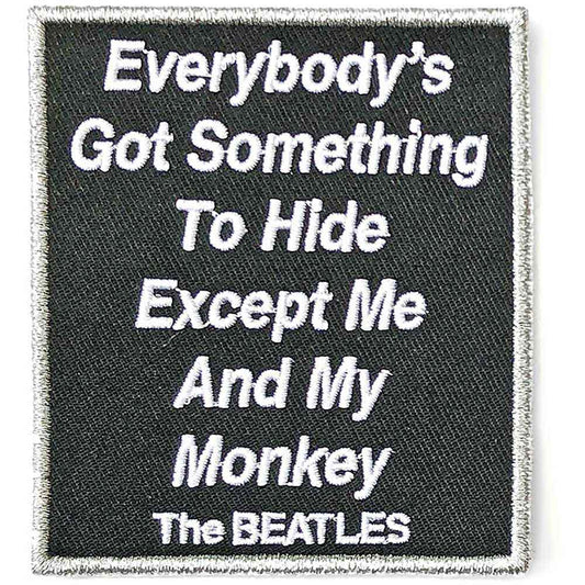 The Beatles Patch: Everybody's Got Something To Hide Except Me And My Monkey