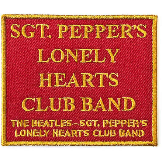 The Beatles Patch: Sgt. Pepper's.Red
