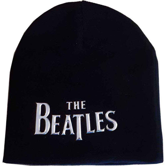 The Beatles Beanie Hat: Sonic Silver Drop T Logo