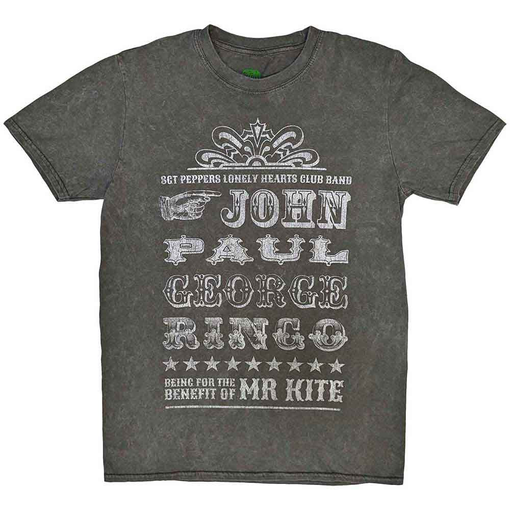 The Beatles T-Shirt: Mr Kite Snow Wash