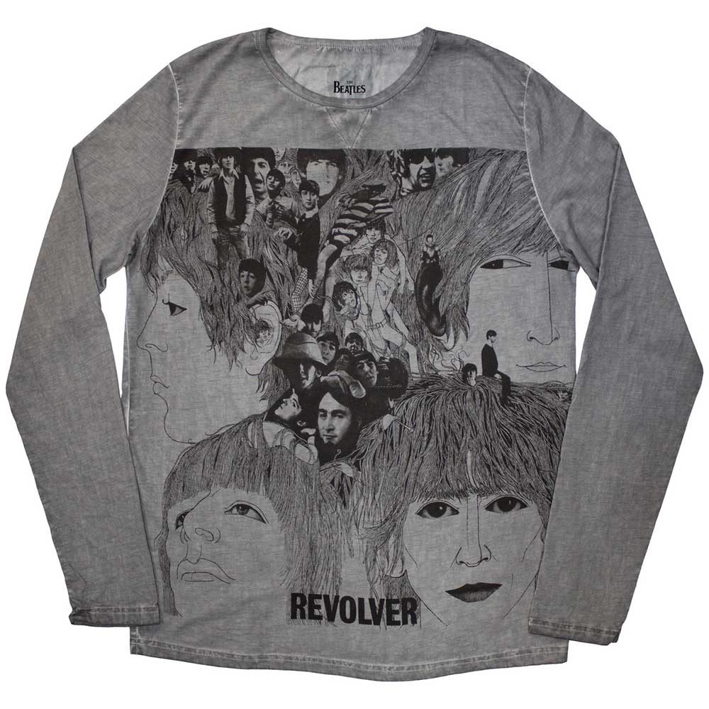The Beatles Sweatshirt: Revolver Stone Wash