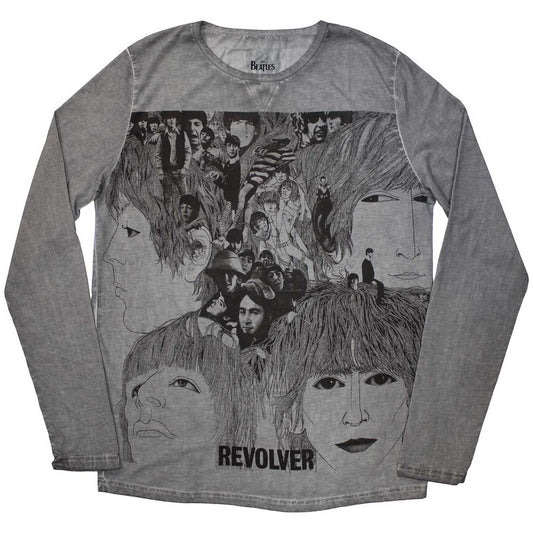 The Beatles Sweatshirt: Revolver Stone Wash