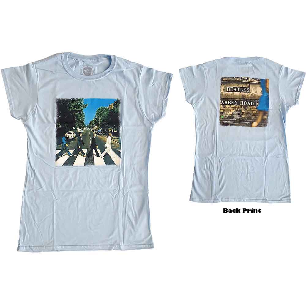 The Beatles Ladies T-Shirt: Vintage Abbey Road