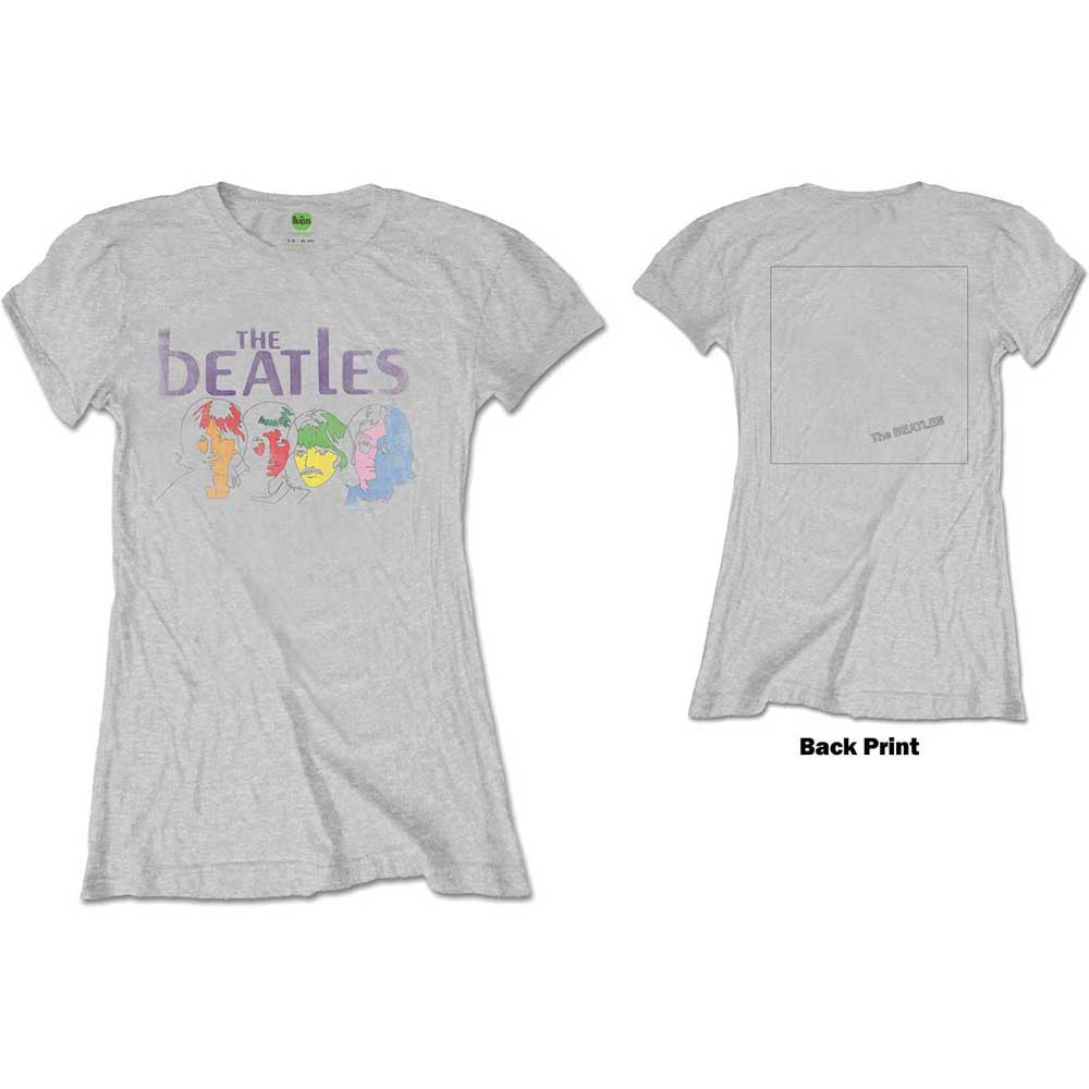 The Beatles Ladies T-Shirt: White Album Back