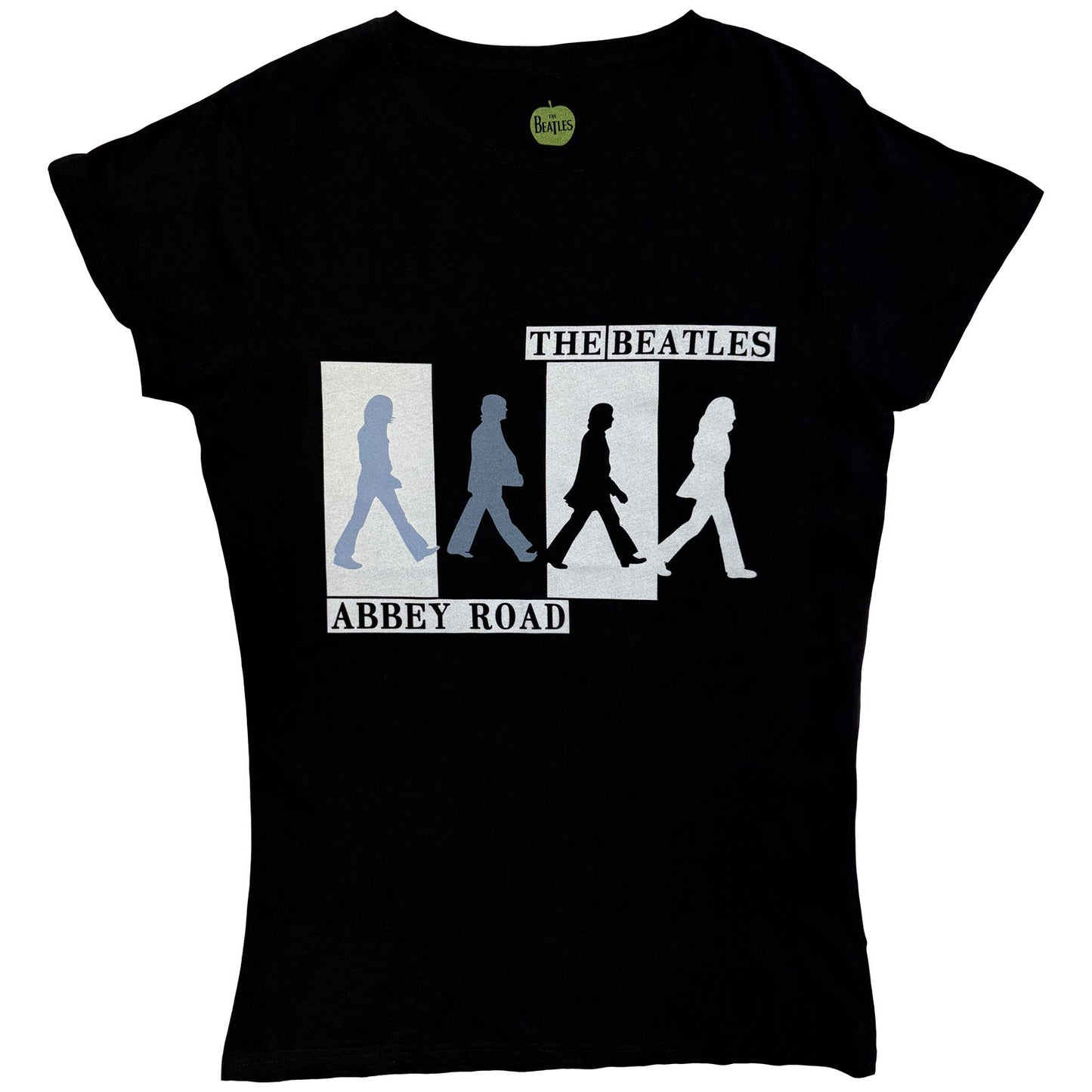 The Beatles Ladies T-Shirt: Abbey Road Colours Crossing