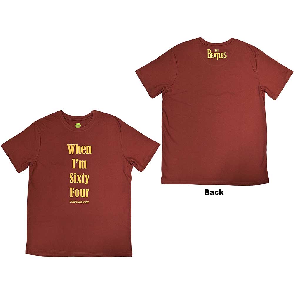 The Beatles T-Shirt: When I'm Sixty Four